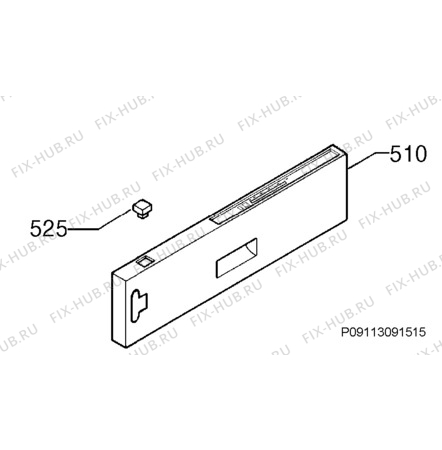 Взрыв-схема посудомоечной машины Zanussi ZDT15002FA - Схема узла Command panel 037